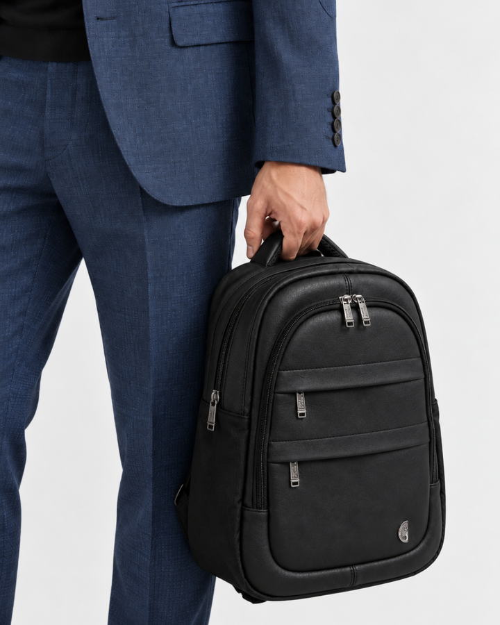 Traje Hombre Premium Azul Francés Texturizado con Coderas