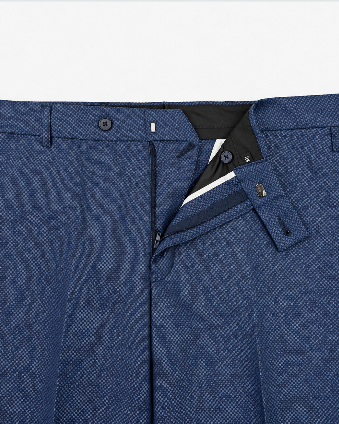 Traje Hombre Premium Azul Texturizado