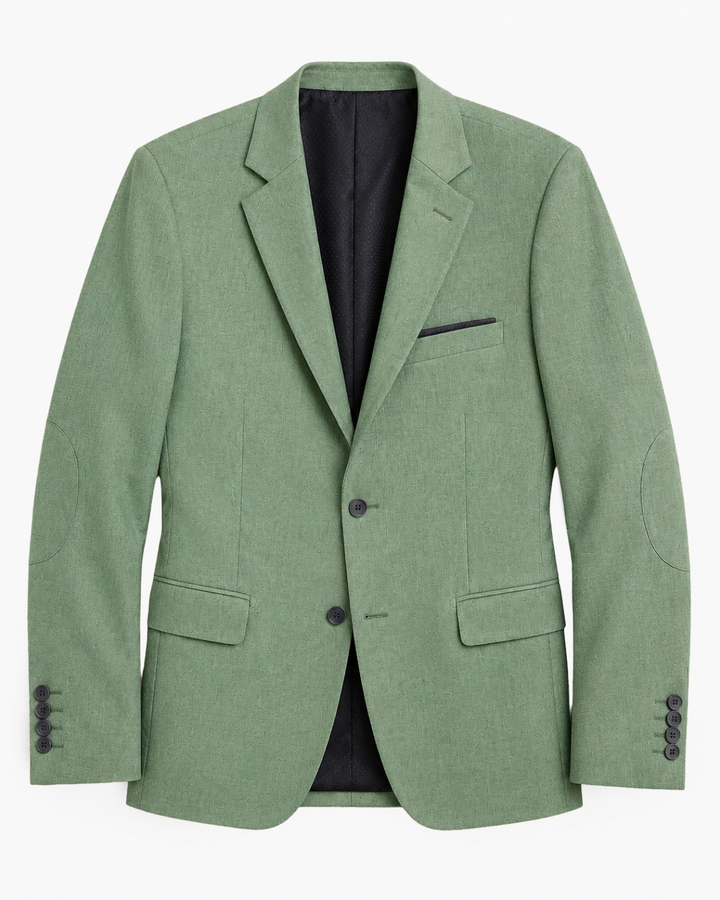 BLAZER HOMBRE TIPO PAÑO  Verde Selva