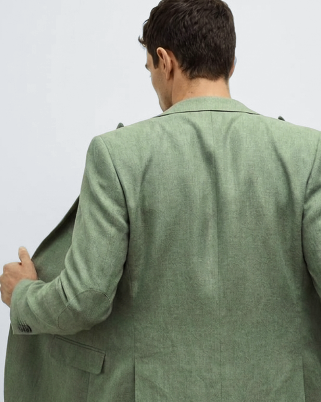 BLAZER HOMBRE TIPO PAÑO  Verde Selva