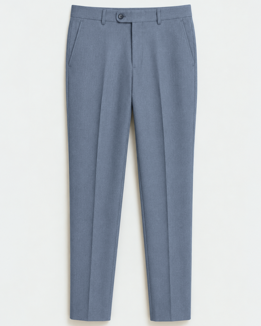 Traje Hombre  Slim Fit Tipo Paño con Coderas. azul acero