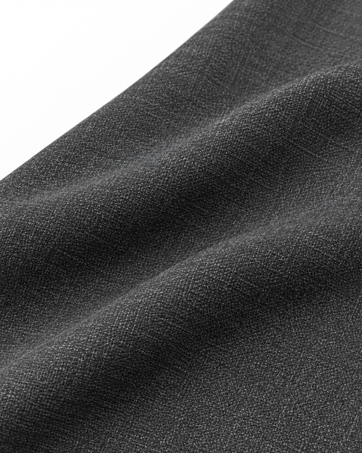 Traje Hombre Élite Tipo Paño Gris Oscuro Plata Texturizado