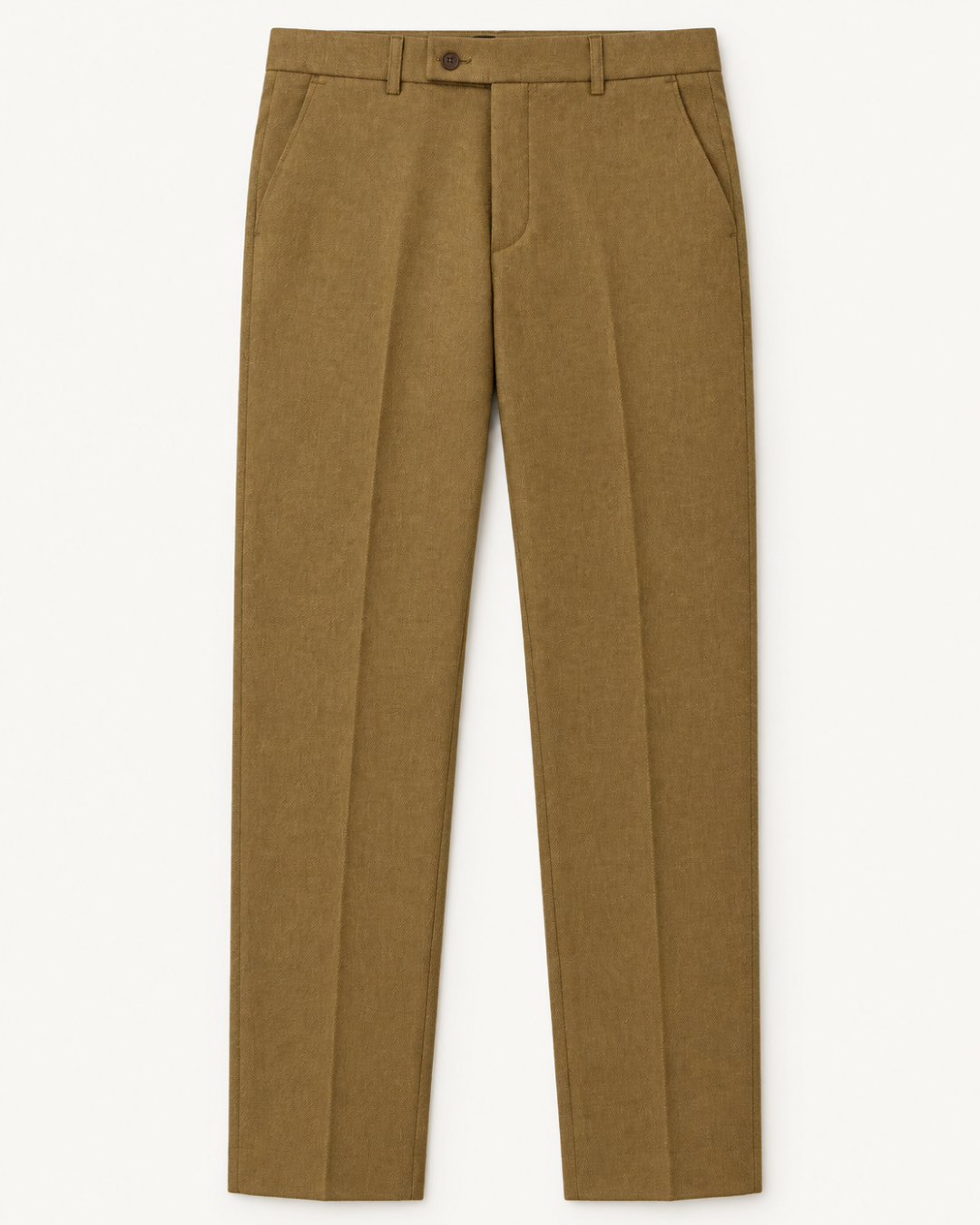 Traje de hombre premium texturizado Caqui