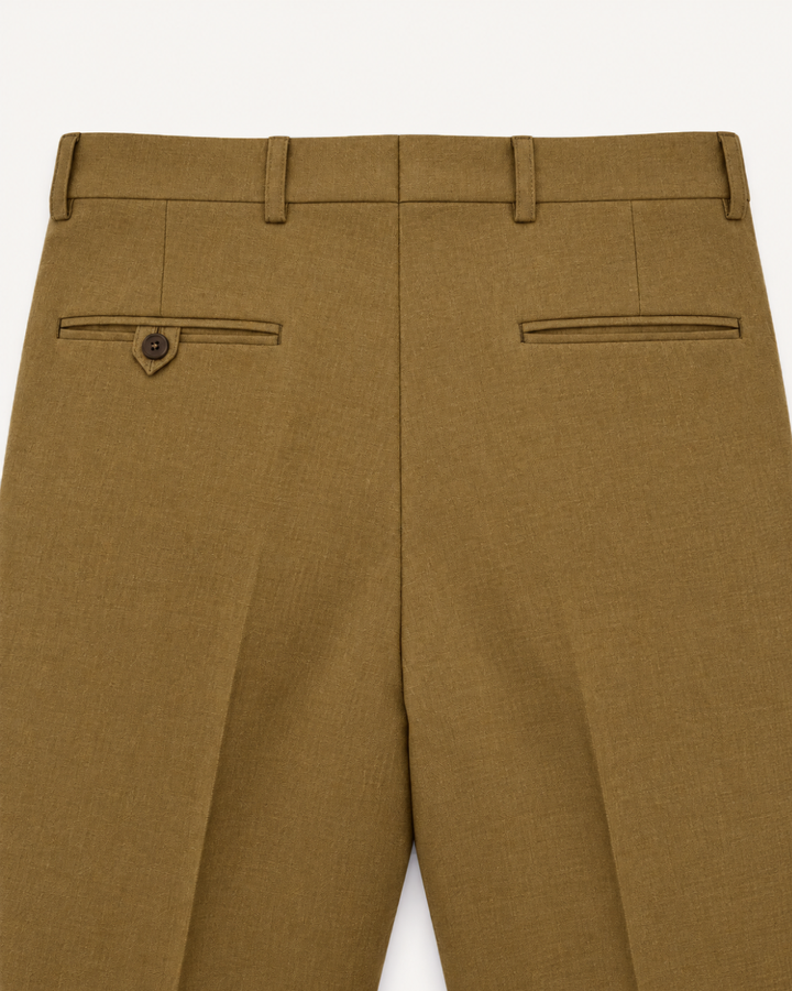 Traje de hombre premium texturizado Caqui