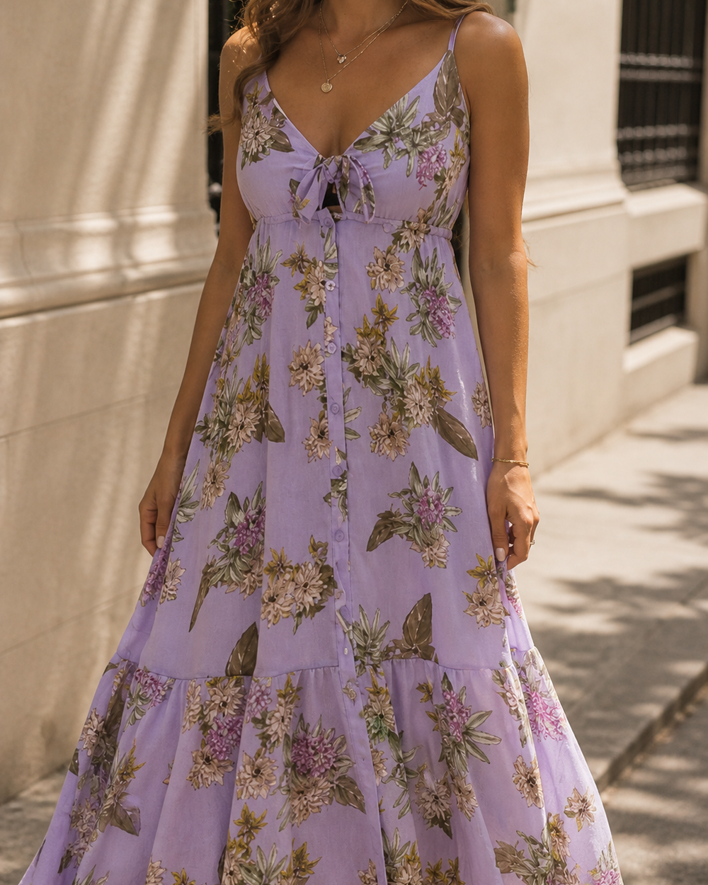 Vestido midi elegante