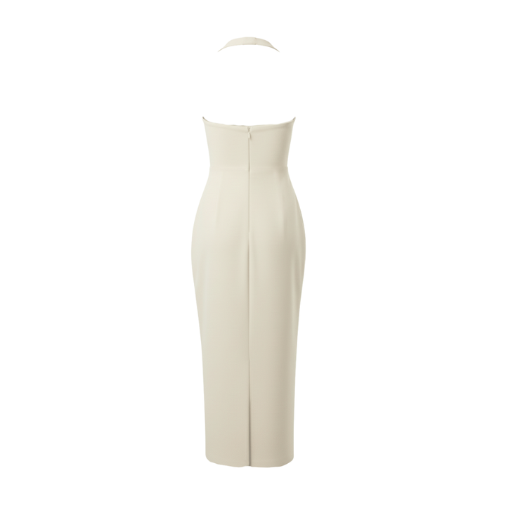 Vestido Midi blanco dama - Purple Rain