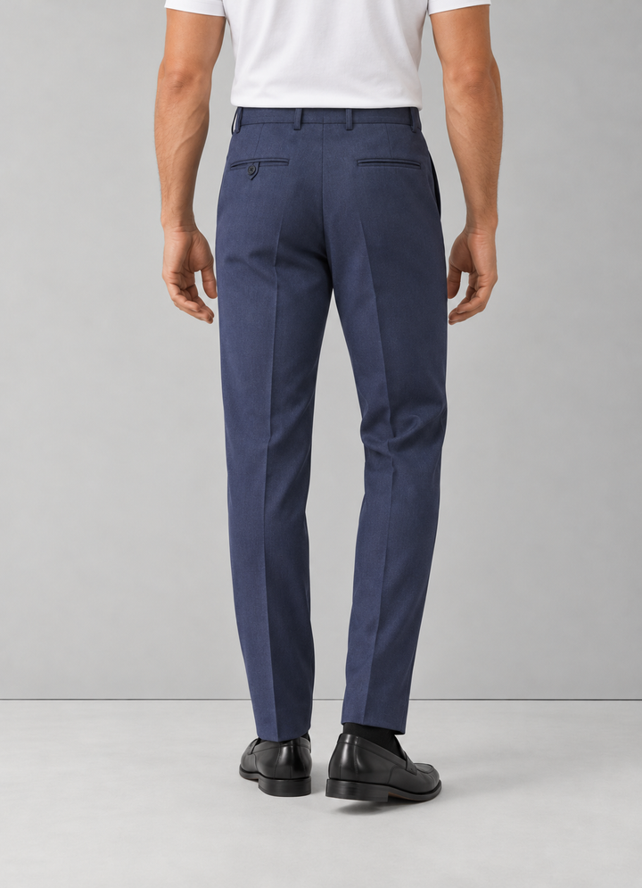Pantalón Sastre Hombre Azul Marino
