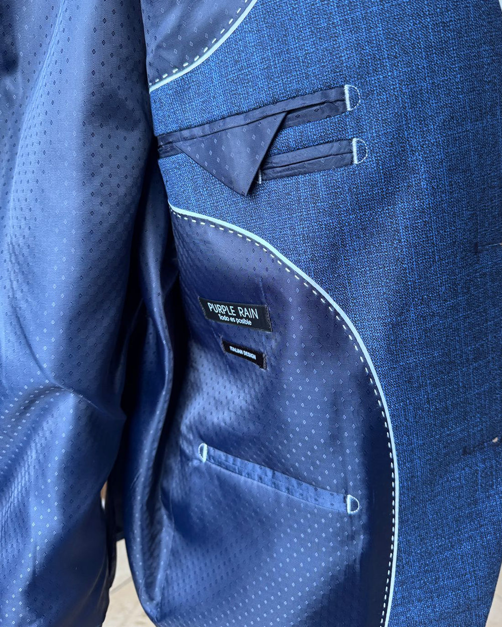 Blazer New Status Azul I Texturizado - Purple Rain