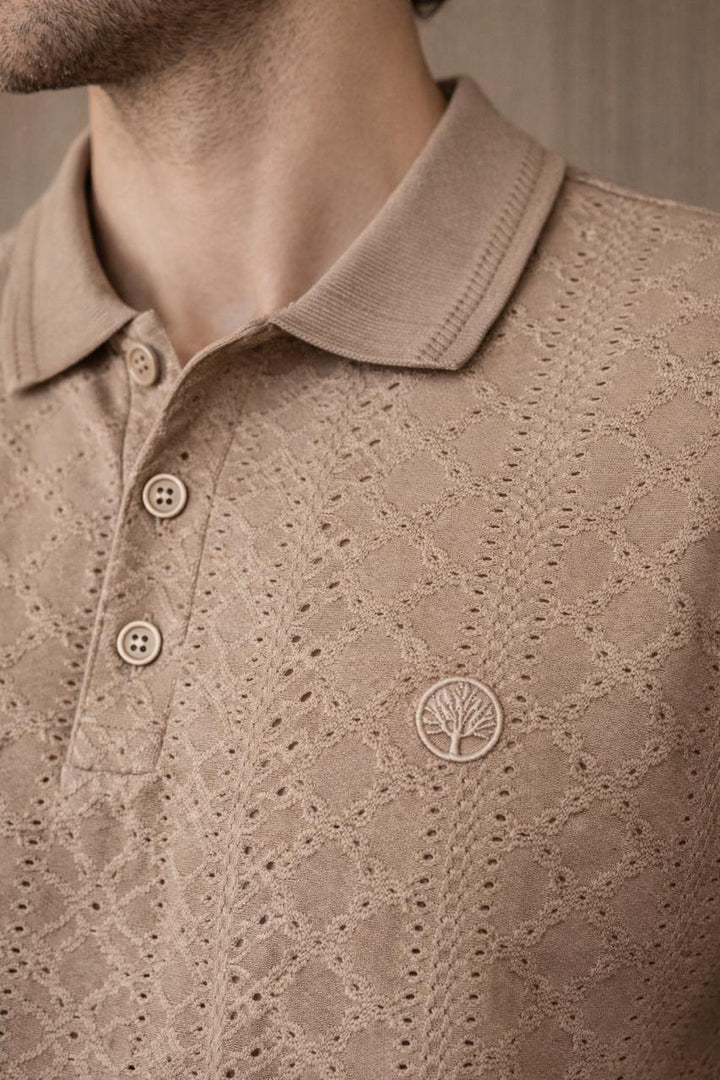 Polo HERITAGE textura Signature - Purple Rain