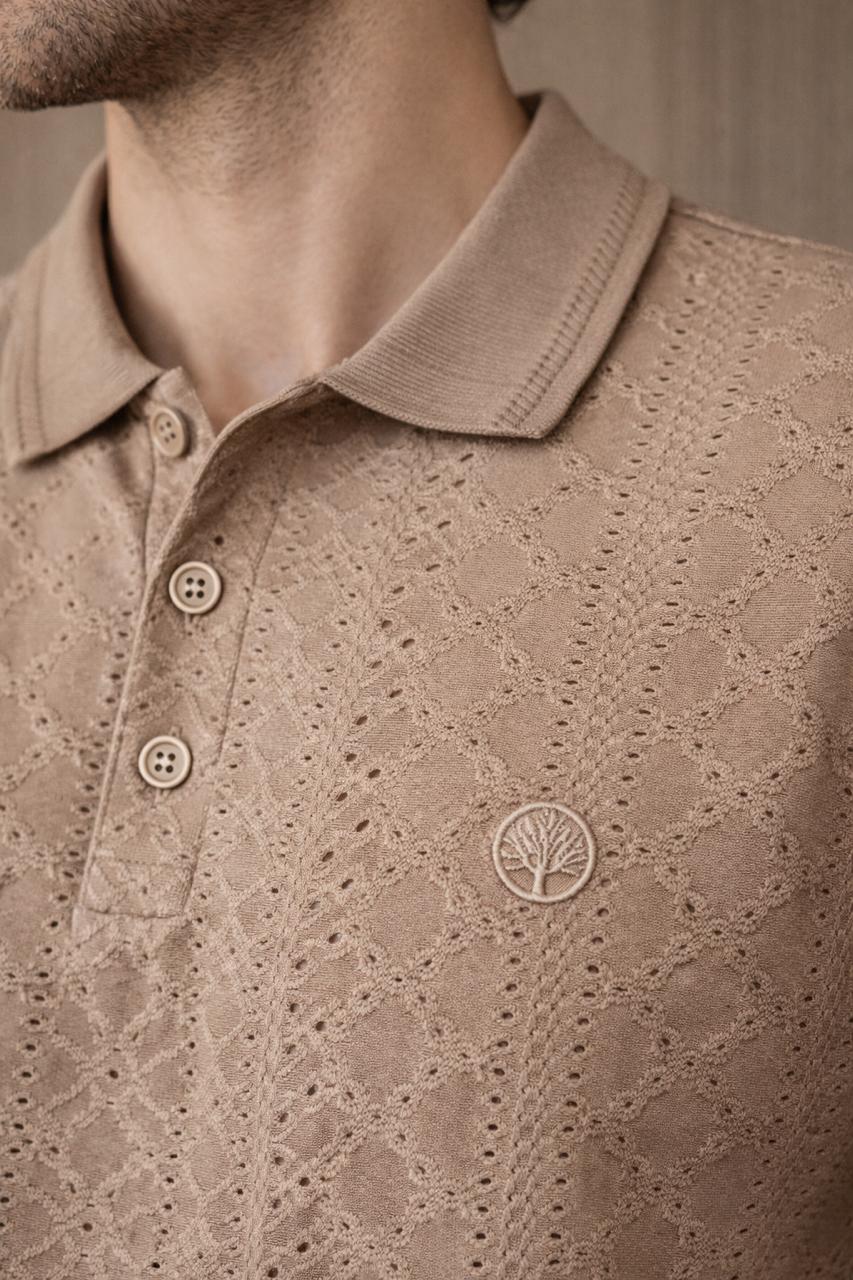 Polo HERITAGE textura Signature - Purple Rain