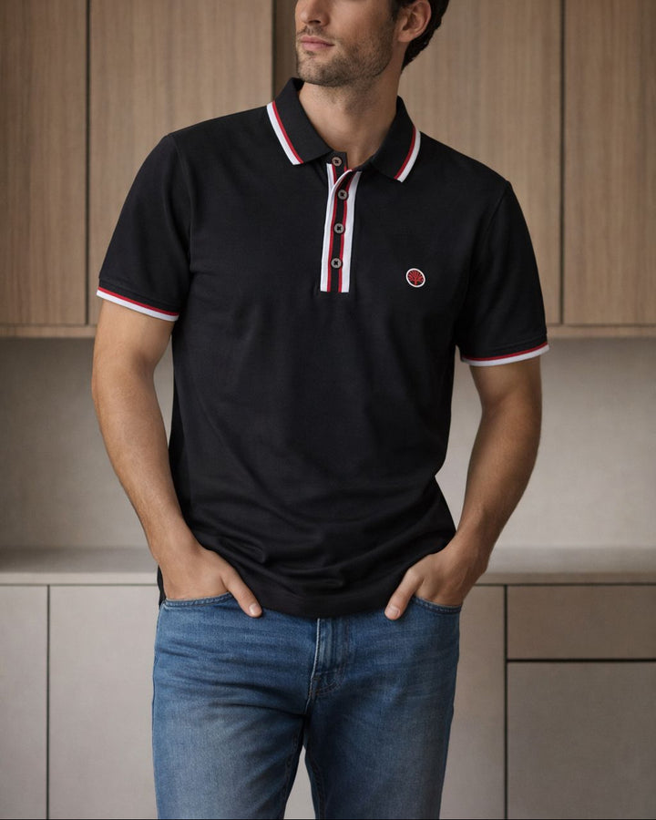 Polo ÉLITE Contrast - Purple Rain