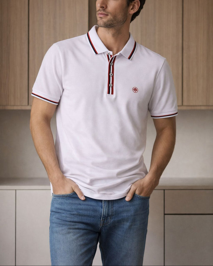 Polo ÉLITE Contrast - Purple Rain