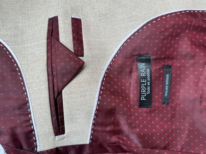 traje completo beige claro - Purple Rain