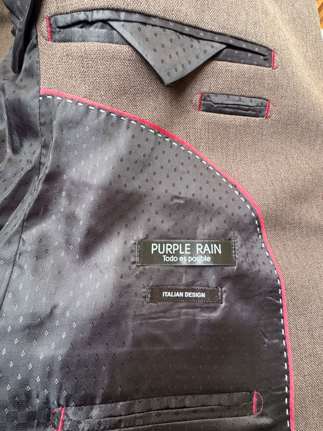 Blazer Prestige Cafe texturizado - Purple Rain