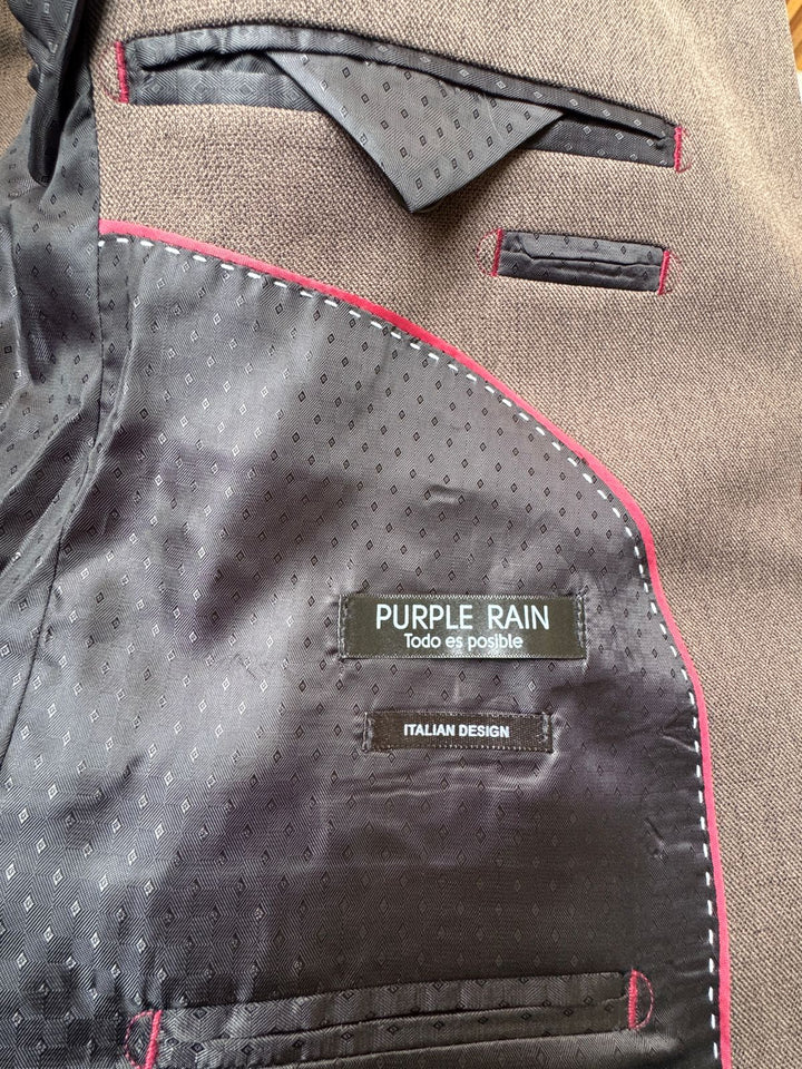 Blazer Prestige Cafe texturizado - Purple Rain
