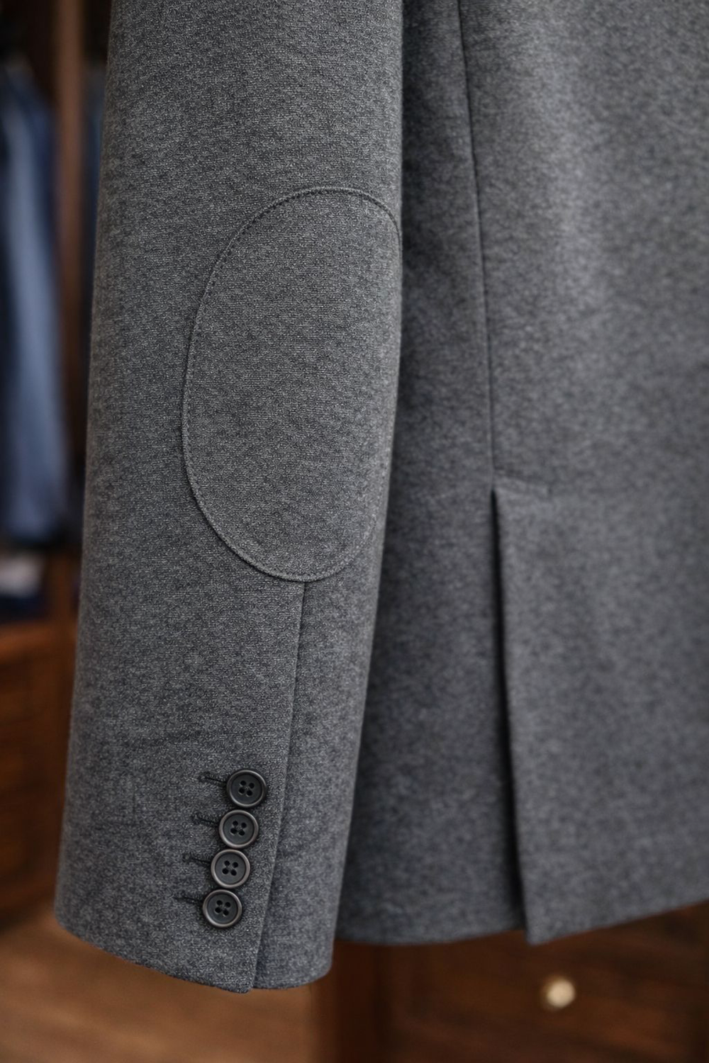 Blazer Gris Jaspei Algodón - Purple Rain