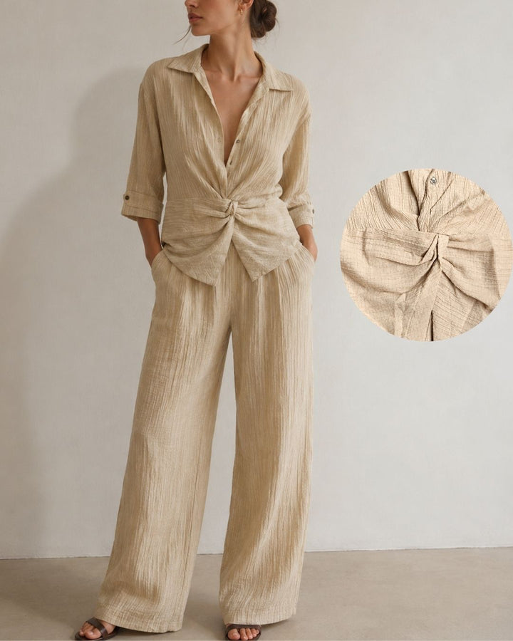 Conjunto Amelie en Rayón Texturizado