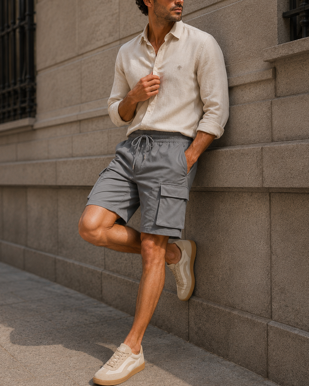 bermuda poliester spandex