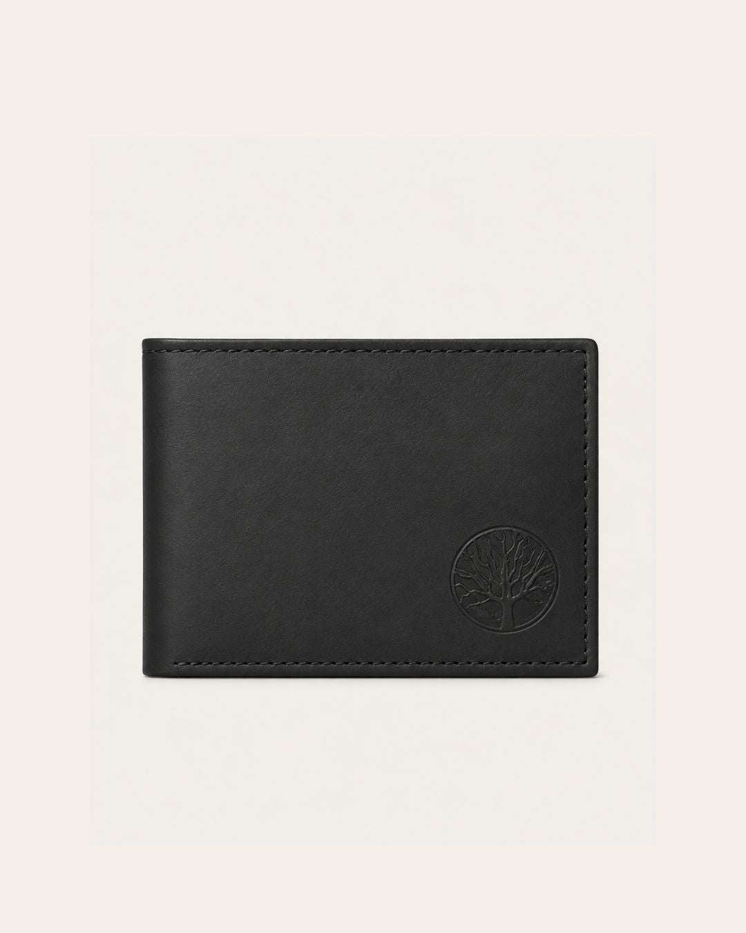 Billetera de cuero Ejecutiva Negra con Porta documentos Desplegable - Purple Rain