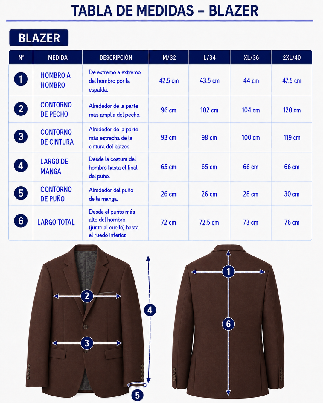 BLAZER HOMBRE TIPO PAÑO  Café Chocolate - Purple Rain