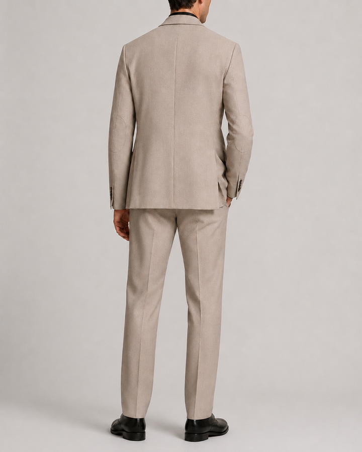 BLAZER HOMBRE TIPO PAÑO BEIGE
