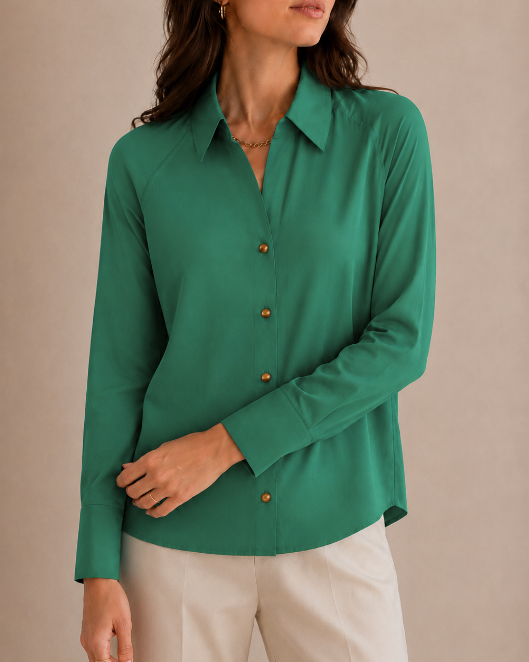 blusa cuello camisero