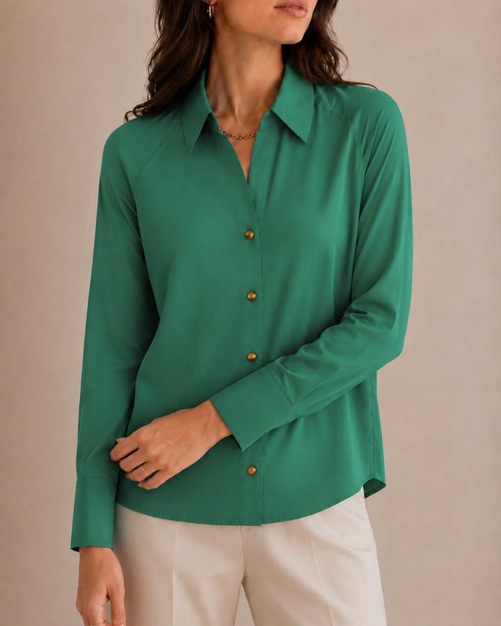 blusa cuello camisero