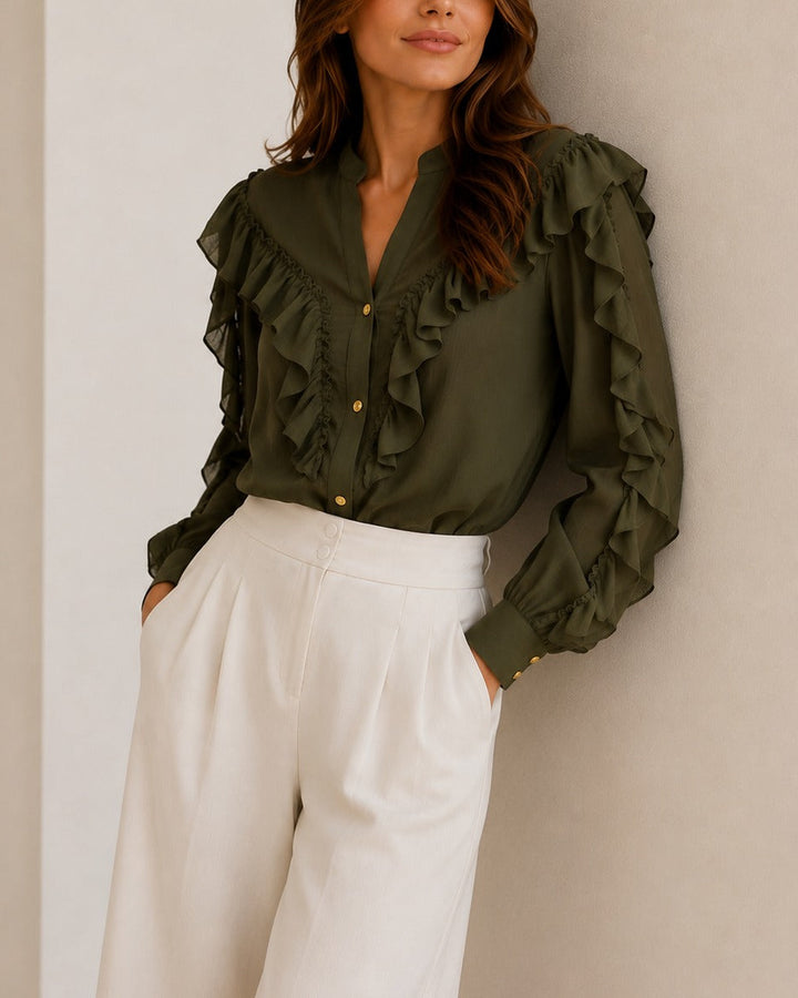 blusa en rayón fresca