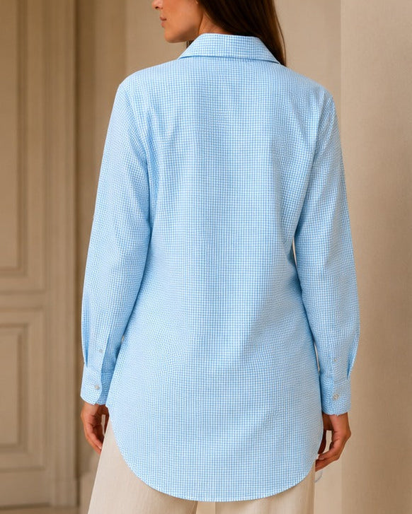camisa a cuadros algodón