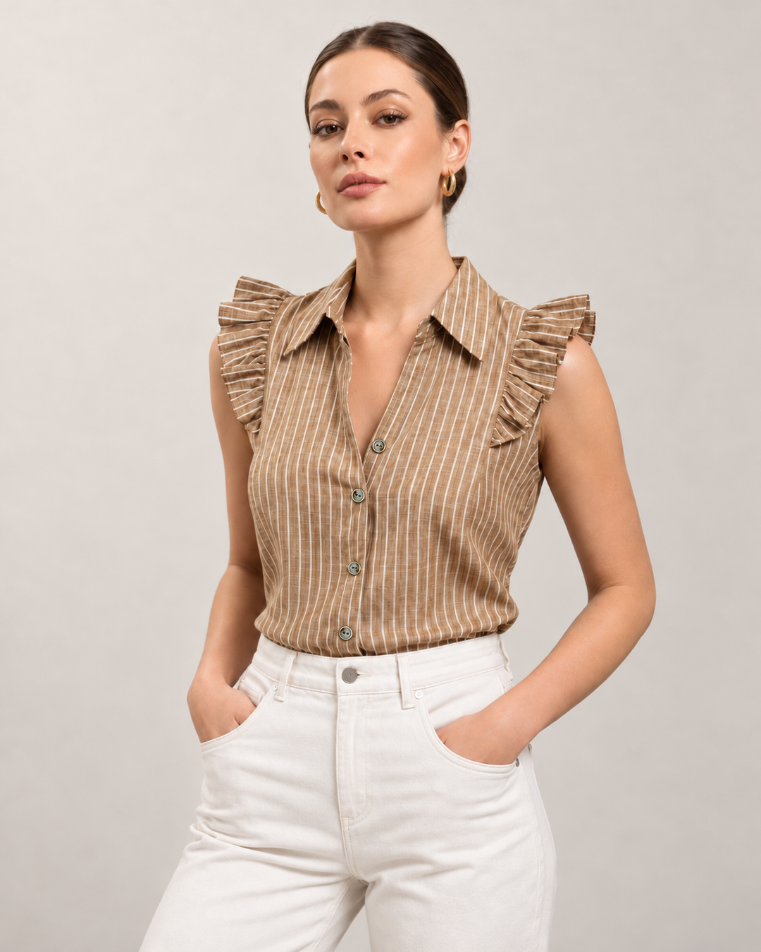 Blusa Mujer Rayas y Boleros - Purple Rain