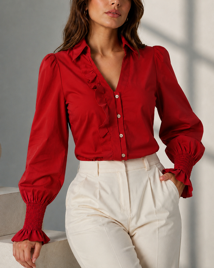Blusa elegante dama  Esmeralda - Purple Rain