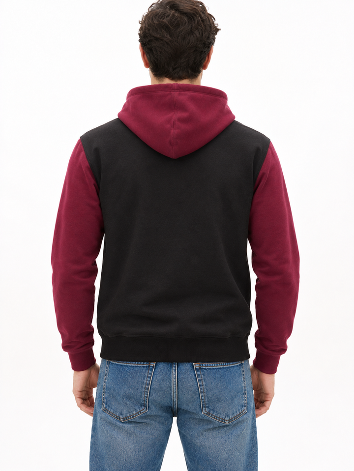 Buzo con Capota en Algodón Pima para Hombre - Purple Rain