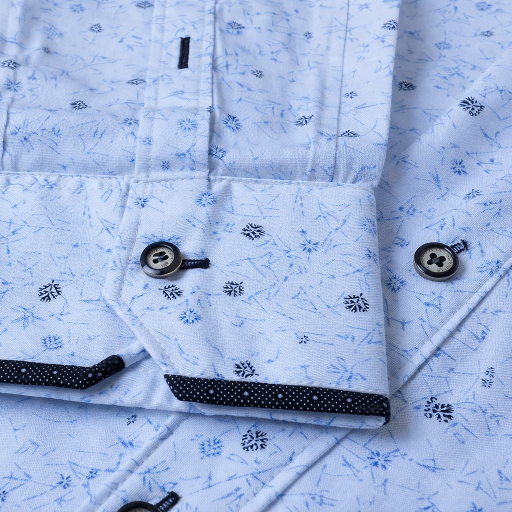 Camisa Artisan Slim Dot - Purple Rain