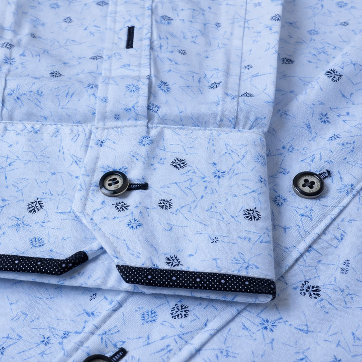 Camisa Artisan Slim Dot - Purple Rain