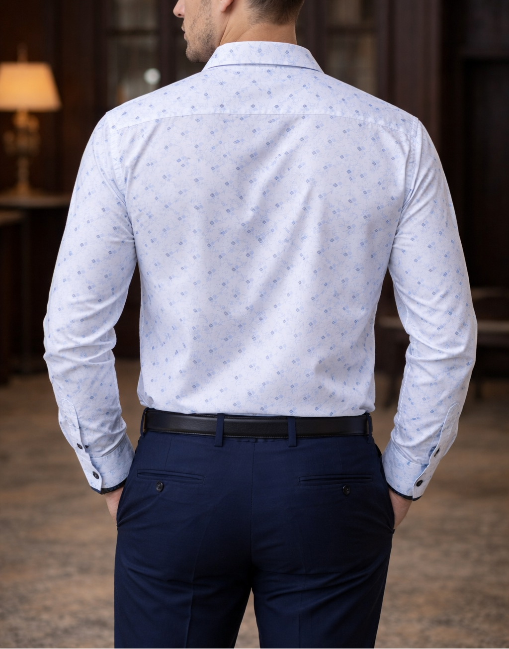 Camisa Artisan Slim Dot - Purple Rain