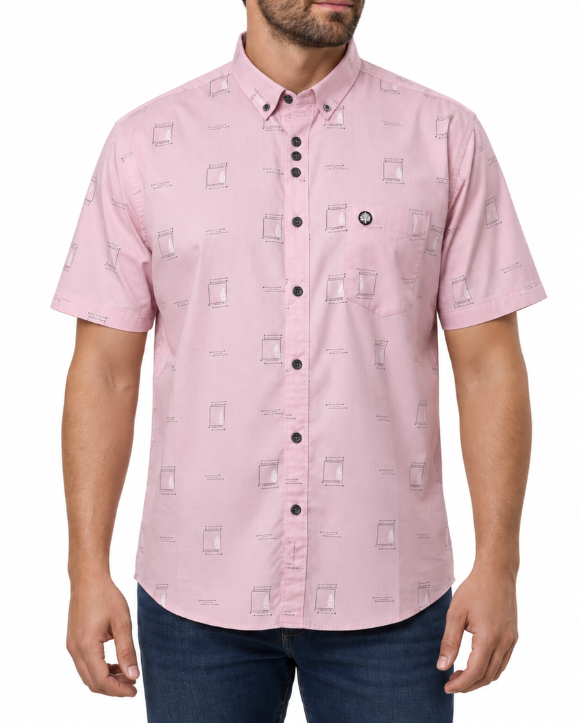 Camisa Hombre | Algodon 100% india - Purple Rain