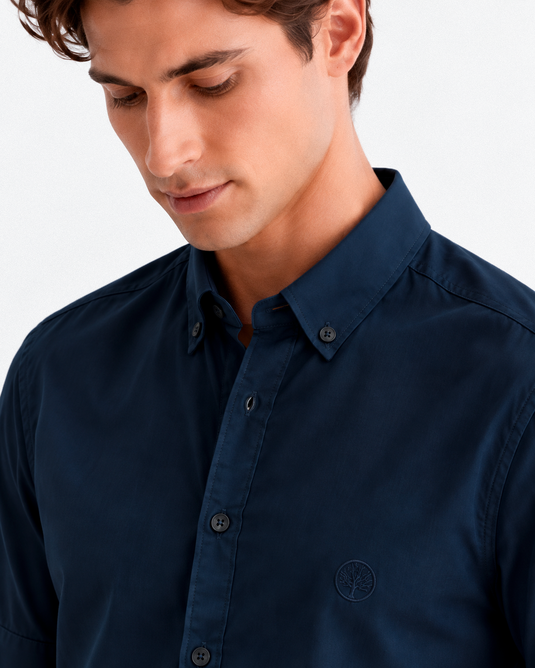 Camisa Hombre Manga Corta Tela Fría