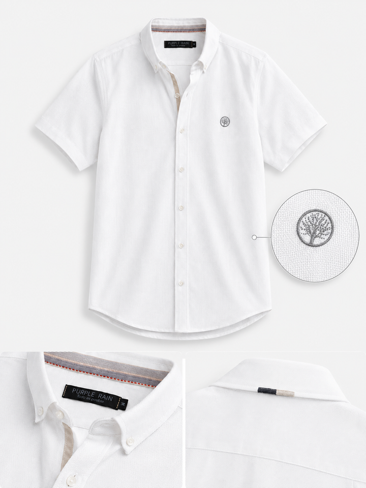 Camisa Riviera de Algodón 100% Ligero Manga Corta