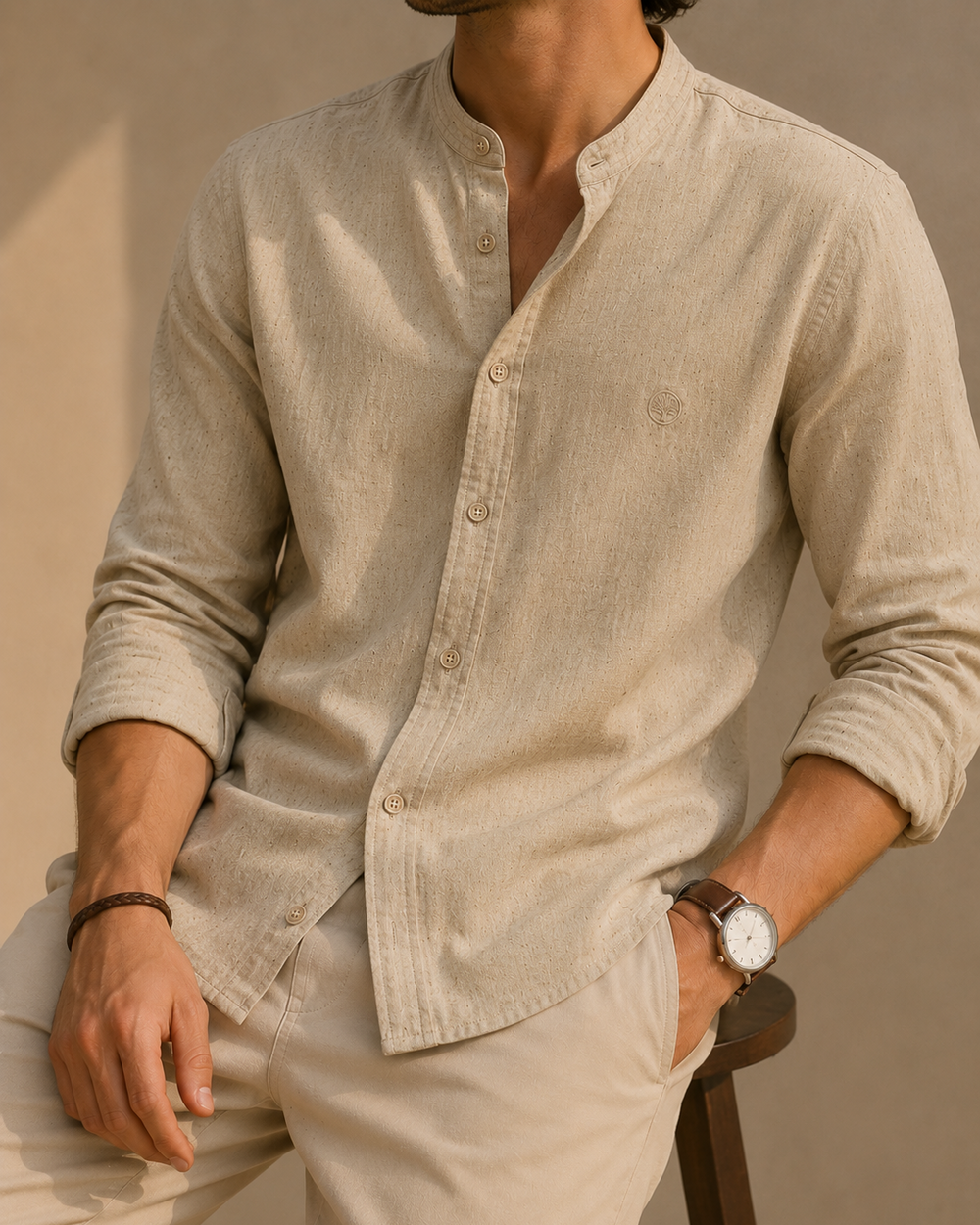 camisa fresca hombre