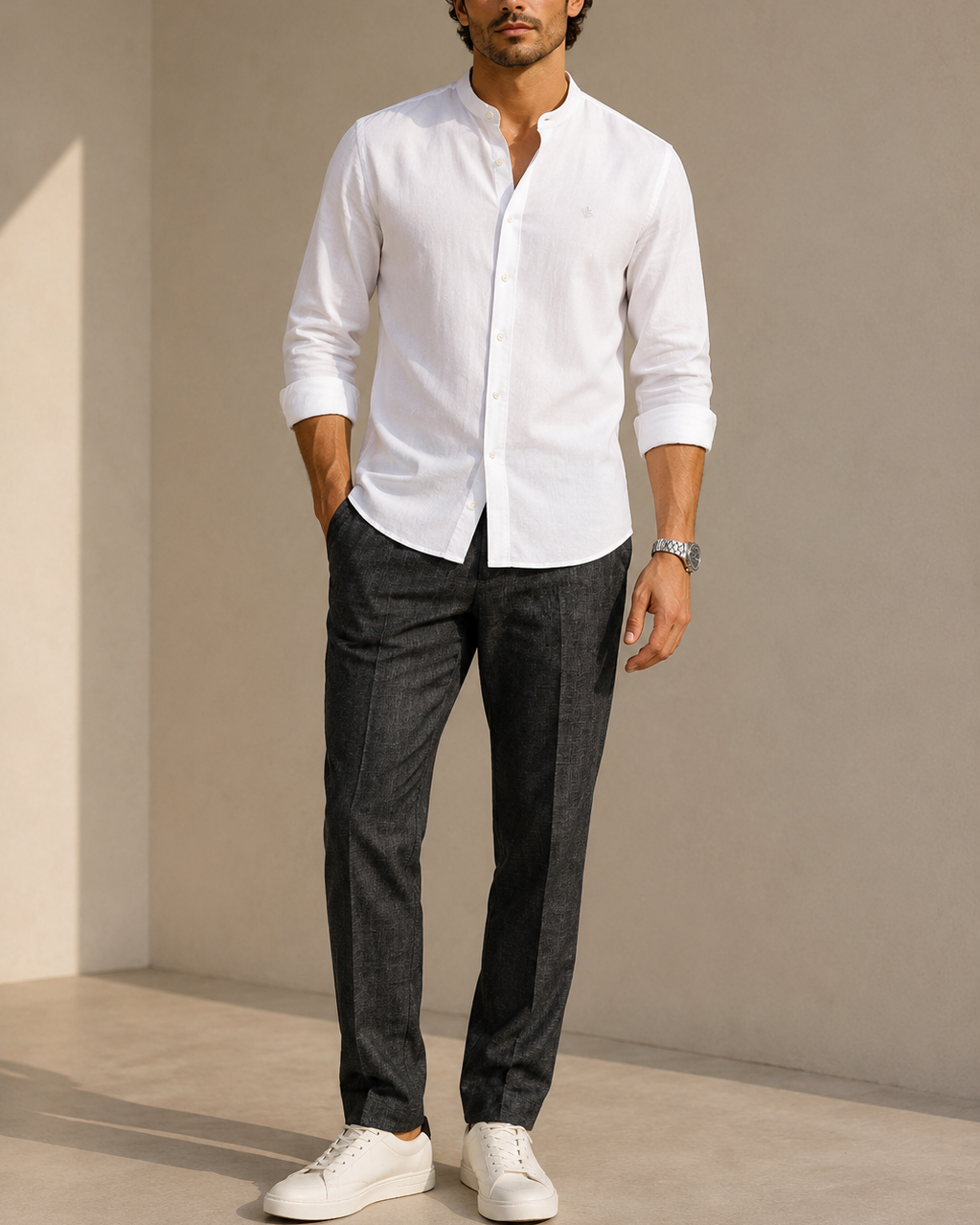 camisa para evento casual hombre