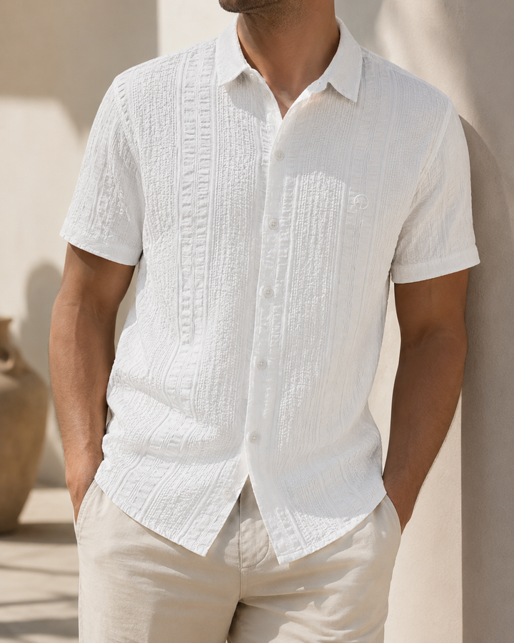 Camisa Texturizada Pure Cotton Fresh