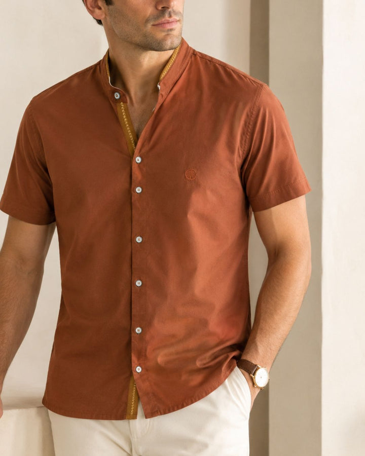 camisa hombre manga corta 