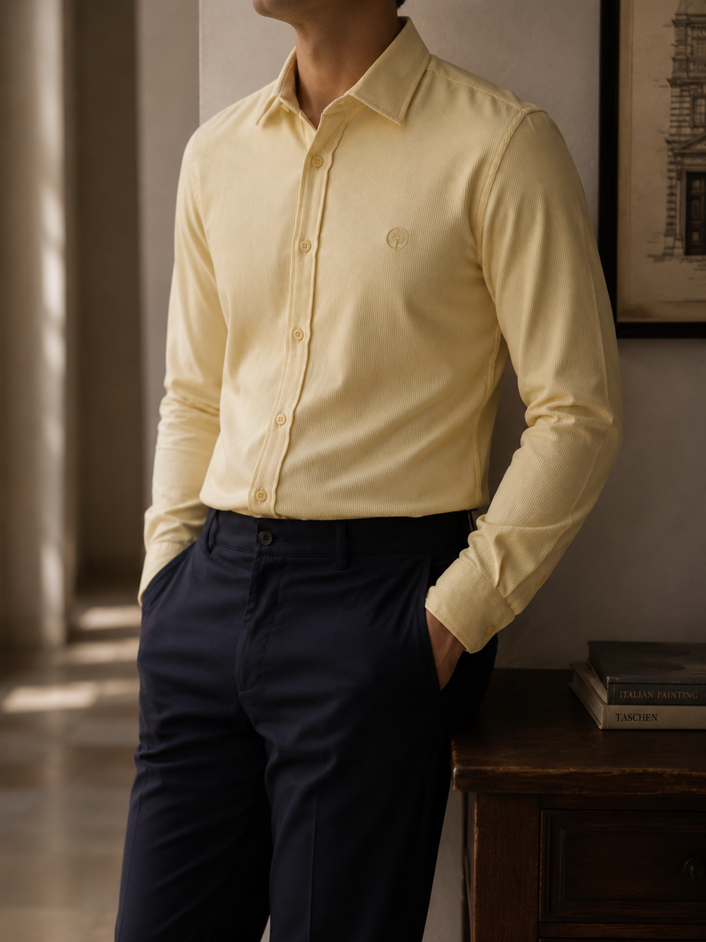 Camisa Veneto Motion | Dobby Texturizado & Stretch - Purple Rain
