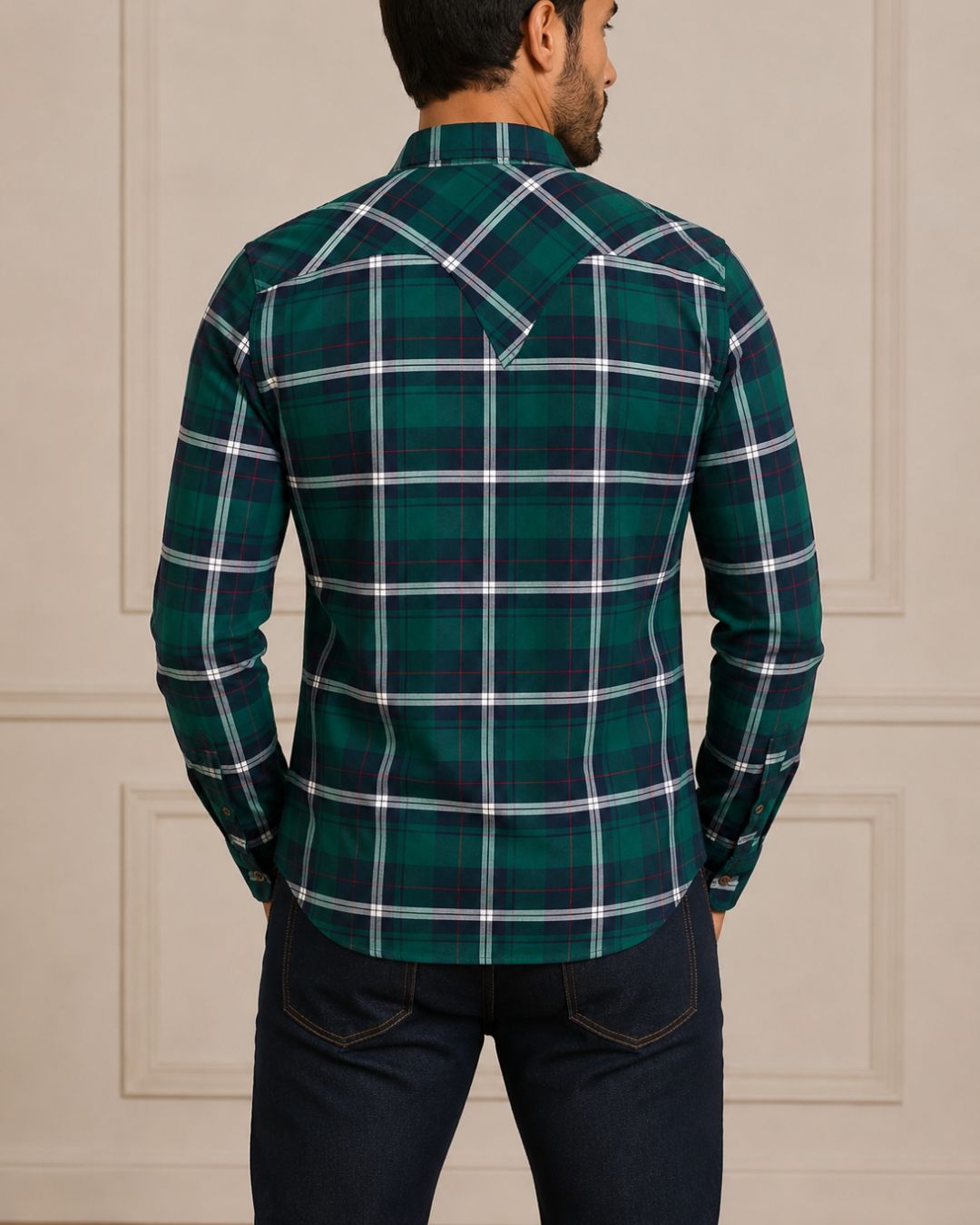 camisa leñadora slim de hombre
