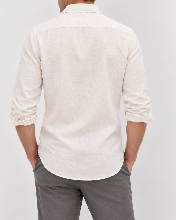 camisa hombre en lino