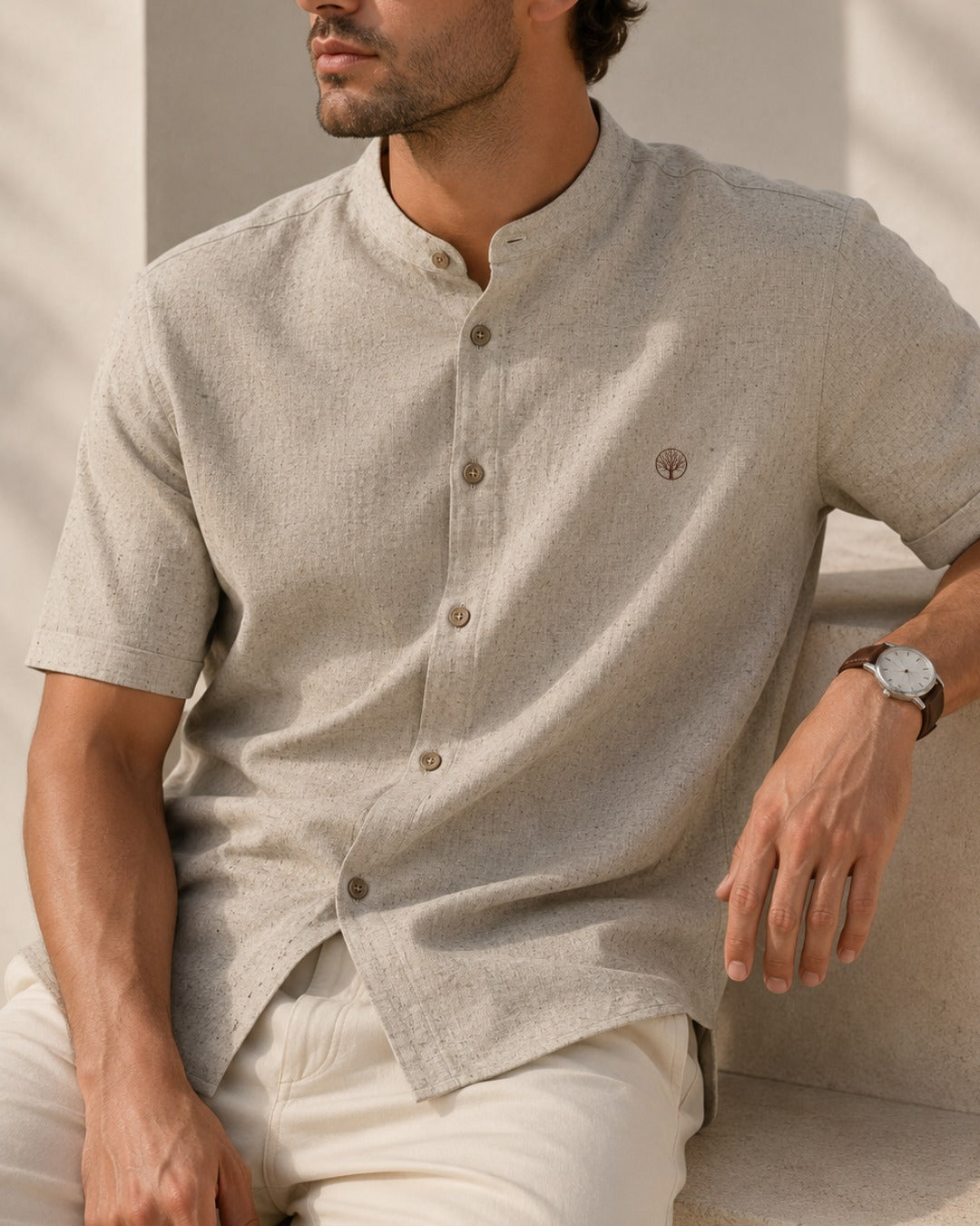 Camisa cuello neru