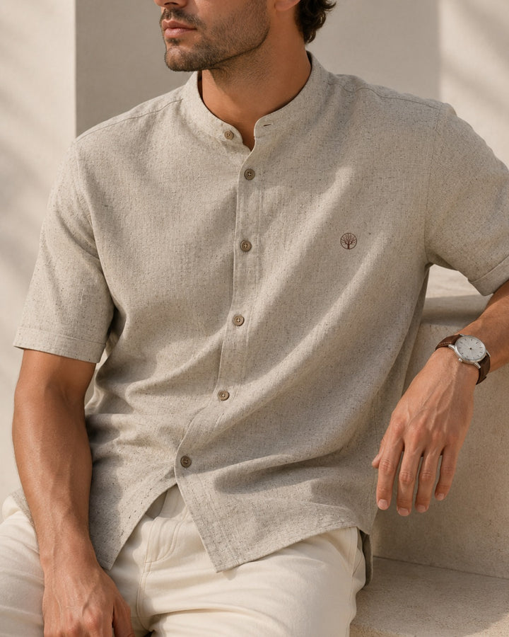 Camisa cuello neru