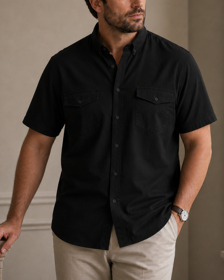 Camisa  Premium Twill Viscoza - Purple Rain