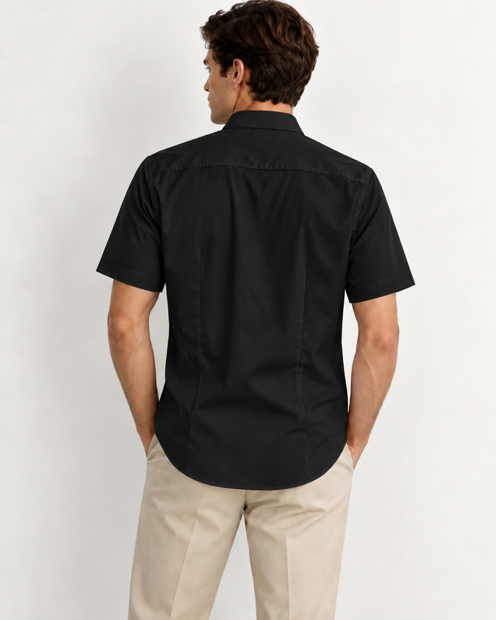 Camisa Hombre Manga Corta Tela Fría