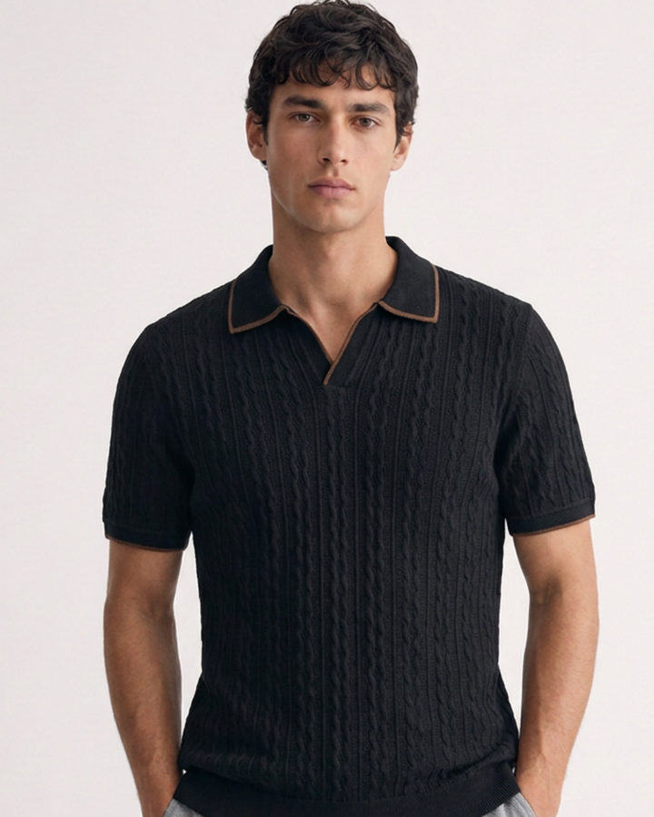 Polo hombre tejida Mónaco